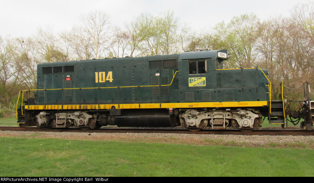 Ohio South Central Railroad (OSCR) 104